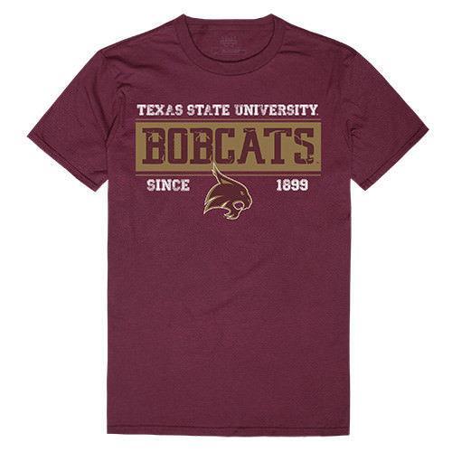 Texas State University Boko The Bobcat NCAA Established Tees T-Shirt-Campus-Wardrobe