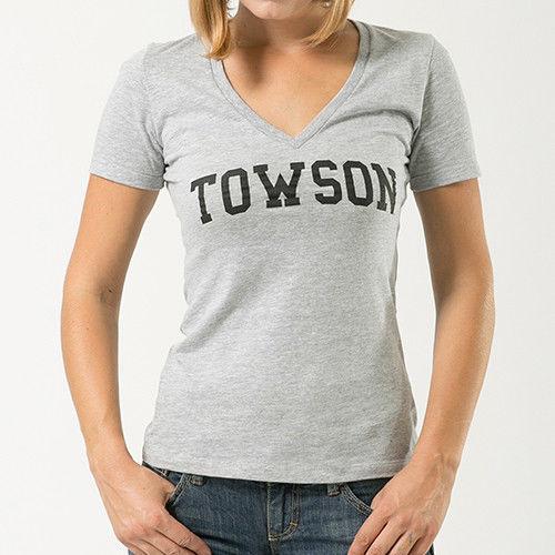 Towson University NCAA Game Day W Republic Womens Tee T-Shirt-Campus-Wardrobe
