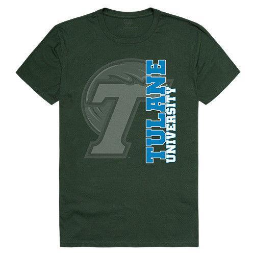 Tulane University Green Wave NCAA Ghost Tee T-Shirt-Campus-Wardrobe