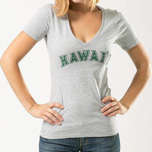 University Of Hawaii NCAA Game Day W Republic Womens Tee T-Shirt-Campus-Wardrobe