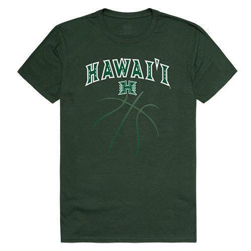 University Of Hawaii Rainbow Warriors NCAA Basketball Tee T-Shirt-Campus-Wardrobe