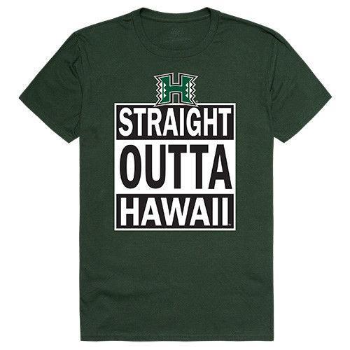 University Of Hawaii Rainbow Warriors NCAA Straight Outta T-Shirt-Campus-Wardrobe