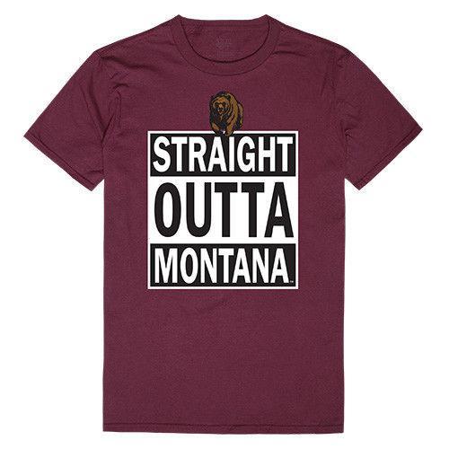 University Of Montana Grizzlies NCAA Straight Outta T-Shirt-Campus-Wardrobe
