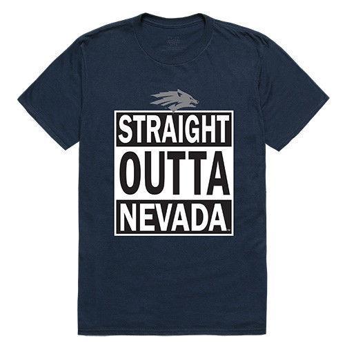 University Of Nevada Wolf Pack NCAA Straight Outta T-Shirt-Campus-Wardrobe