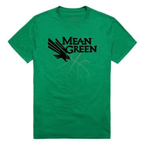 University Of North Texas Mean Green NCAA Basketball Tee T-Shirt-Campus-Wardrobe