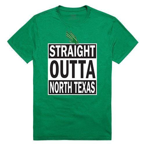 University Of North Texas Mean Green NCAA Straight Outta T-Shirt-Campus-Wardrobe