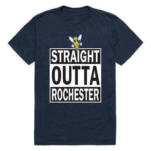 University Of Rochester Yellowjackets NCAA Straight Outta T-Shirt-Campus-Wardrobe