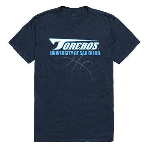 University Of San Diego Toreros NCAA Basketball Tee T-Shirt-Campus-Wardrobe
