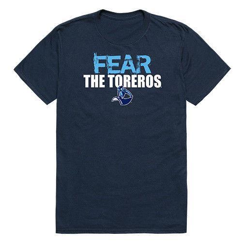 University Of San Diego Toreros NCAA Fear Tee T-Shirt-Campus-Wardrobe
