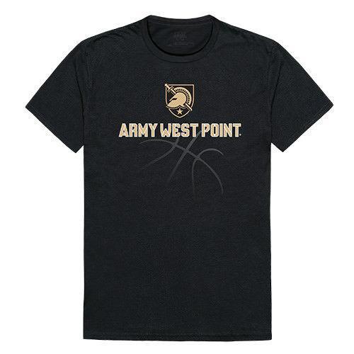 USma US Military Academy Army West Point Black Night NCAA Basketball Tee T-Shirt-Campus-Wardrobe