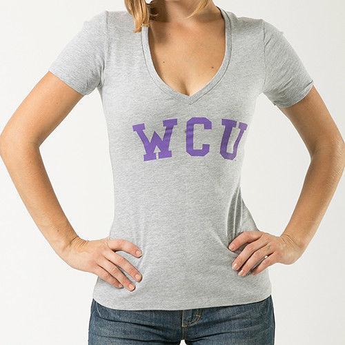 Wcu Western Carolina University NCAA Game Day W Republic Womens Tee T-Shirt-Campus-Wardrobe