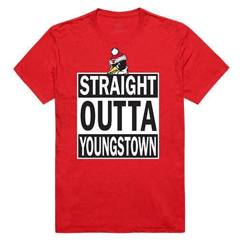 Youngstown State University Penguins NCAA Straight Outta T-Shirt-Campus-Wardrobe